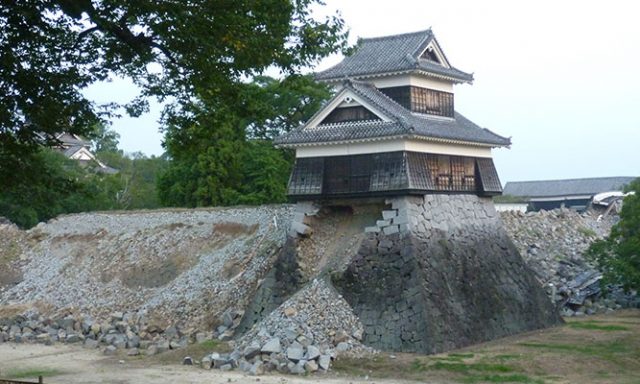 熊本城被災