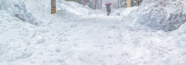 豪雪のイメージ【冬の防災対策】| ピースアップの防災グッズブログ