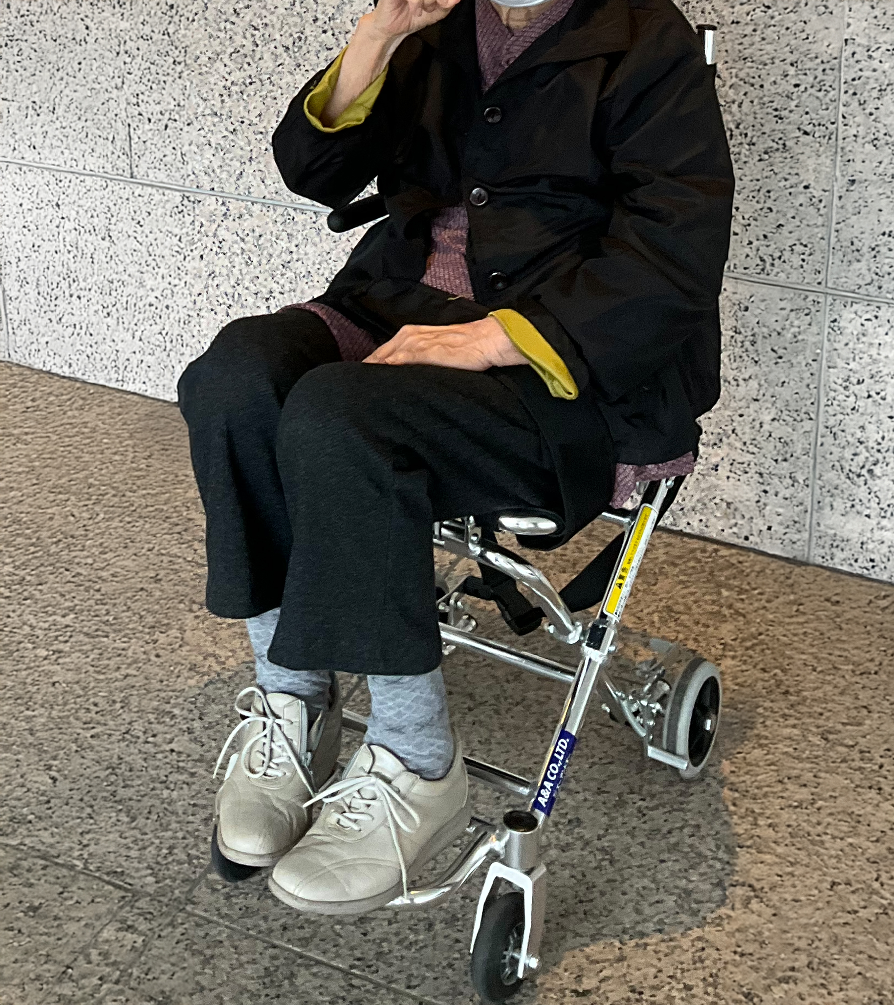 軽量車椅子1(段差が登りづらい)